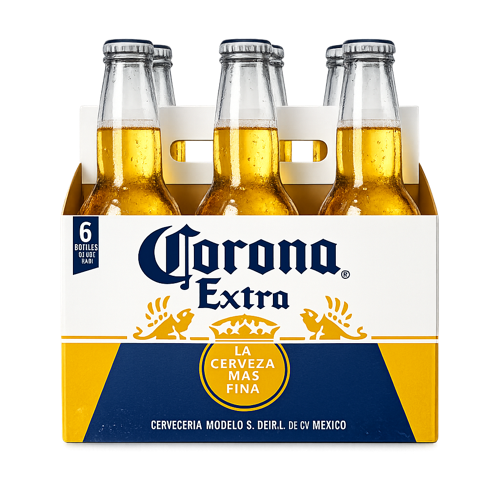 CERV CORONA EXTRA SIX PK BOT   355 CC
