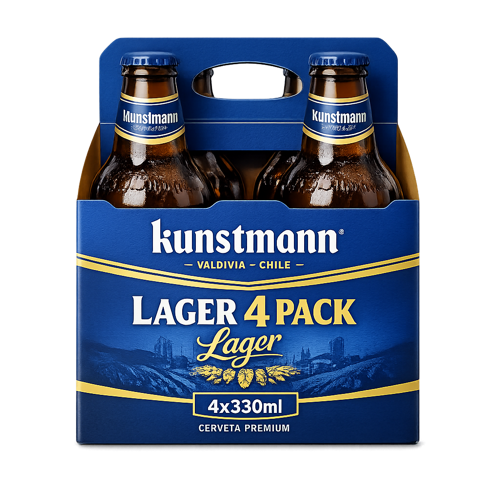CERVEZA KUNSTMANN LAGER 4 PACK 330 ML