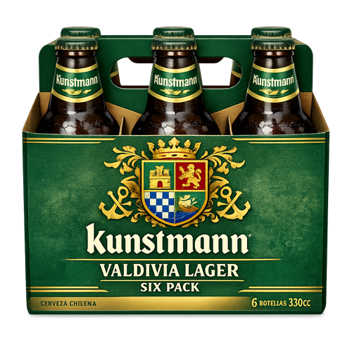 KUNSTMANN VALDIVIA LAGER SIX PACK BOT