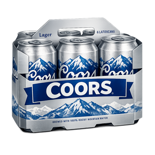 CERVEZA COORS  SIX PACK LATA 470 ML