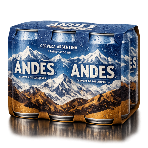 CERVEZA ANDES SIX PACK 470 CC