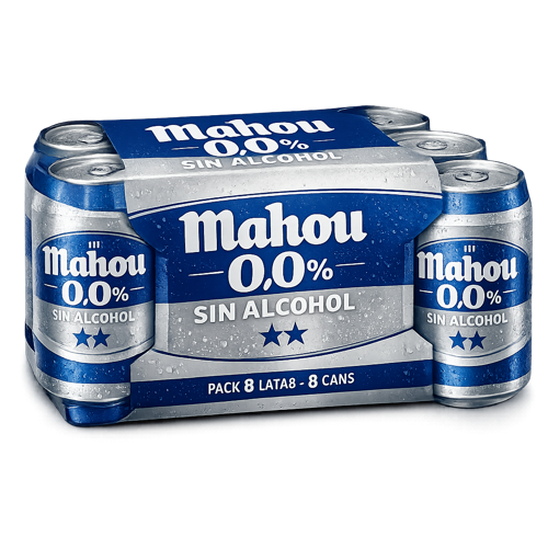 PACK 8 LATA CERVEZA MAHOU S/A