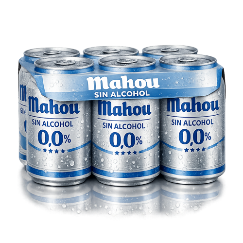 SIX PACK CERVEZA MAHOU S/A LATA
