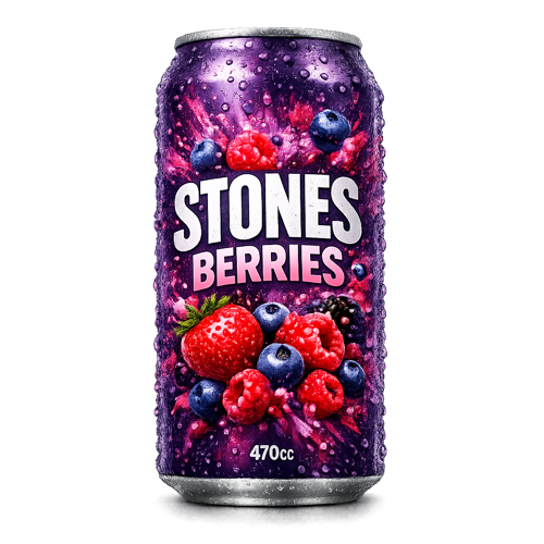 CERVEZA STONES BERRIES 470CC