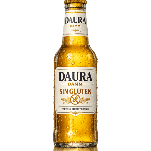 CERVEZA DAURA DAMM SIN GLUTEN  BOTELLA 330 ML
