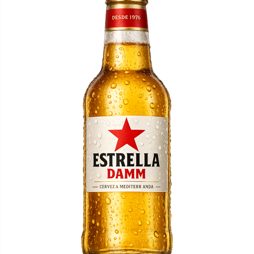 CERVEZA ESTRELLA  DAMM BOTELLA 330