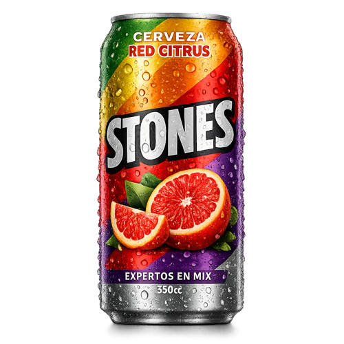 CERVEZA RED CITRUS STONE LATA 350 C